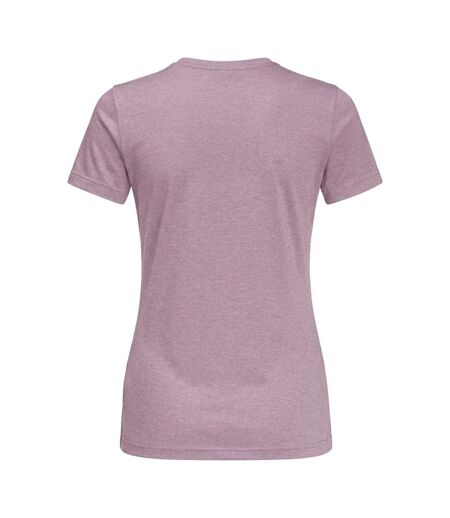 T-shirt Crosstrail Femme Corail Clair Jack Wolfskin
