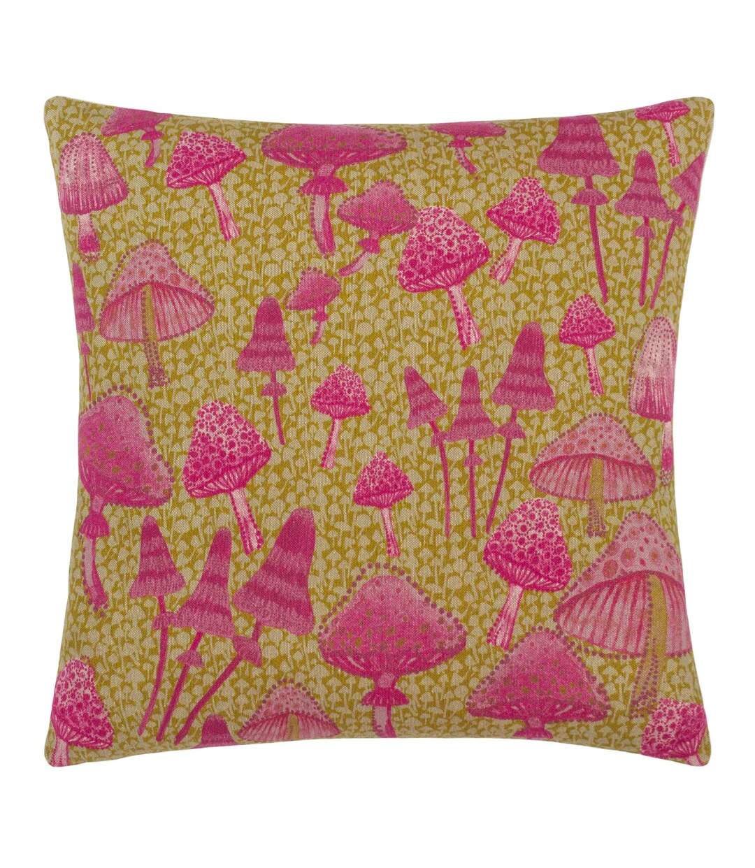 Abstract mushrooms cushion cover 45cm x 45cm purple Furn