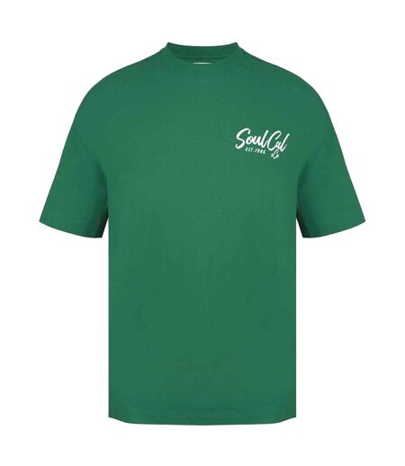 T-shirt Fast Food Homme Vert SoulCal