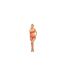 Womens/ladies Mid Rise Bikini Bottoms Red Brave Soul-1