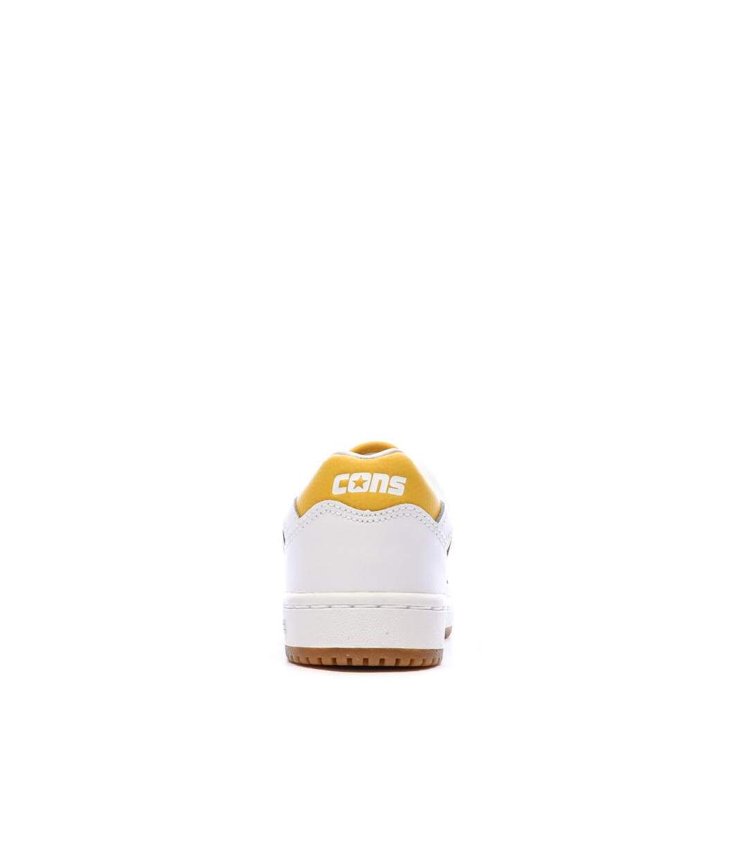Baskets blanches/jaunes femme converse a09237c-3