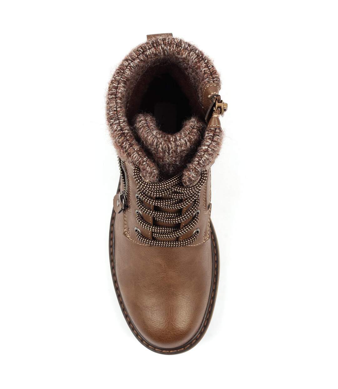 Bottines Benson Femme Taupe Lunar-3