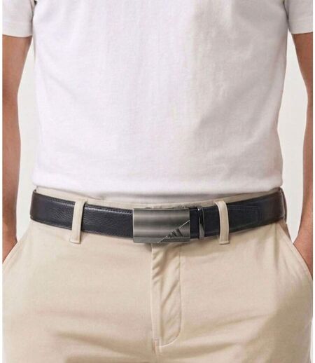 Ceinture homme cuir noir - Boucle automatique - Sophistication et confort
