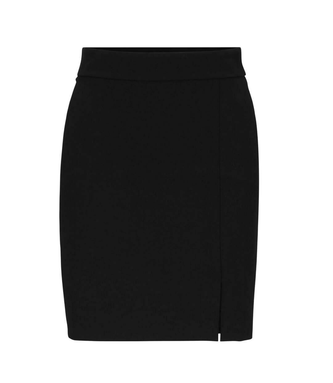 Mini Jupe Style Uni Rovani Femme Noir Hugo Boss-2