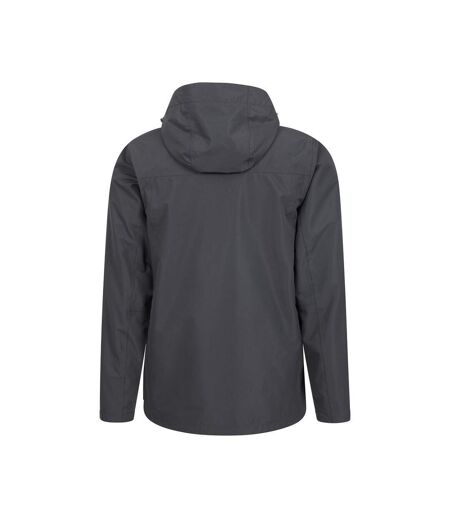 Mens Brisk Extreme Waterproof Jacket Dark Grey Mountain Warehouse