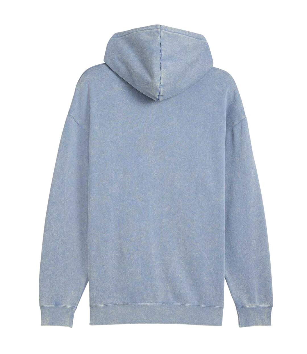 Mens Elevated Acid Wash Relaxed Fit Hoodie Cool Blue Puma-3