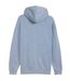 Mens Elevated Acid Wash Relaxed Fit Hoodie Cool Blue Puma-3