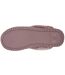 Isotoner Chaussons Mules femme velours ultra doux, talon 3,7 cm-4