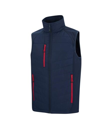 Mens Full Zip Gilet Navy Classic Red Regatta