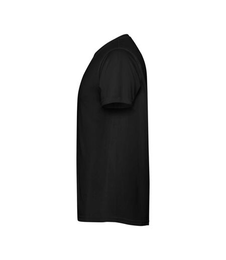 T-shirt Manches Courtes Estoril Homme Noir Uni Roly