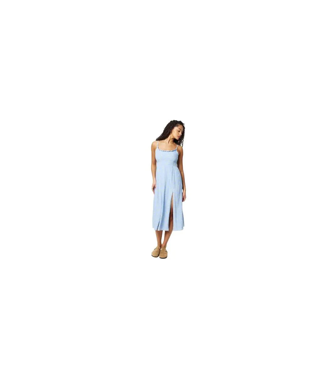 Robe À Bretelles Motif/style Floral Femme Bleu Jaune Jack Wills-1