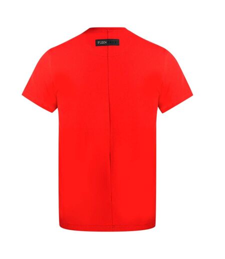 T-shirt Motif/style Logo Latéral Homme Rouge Plein Sport