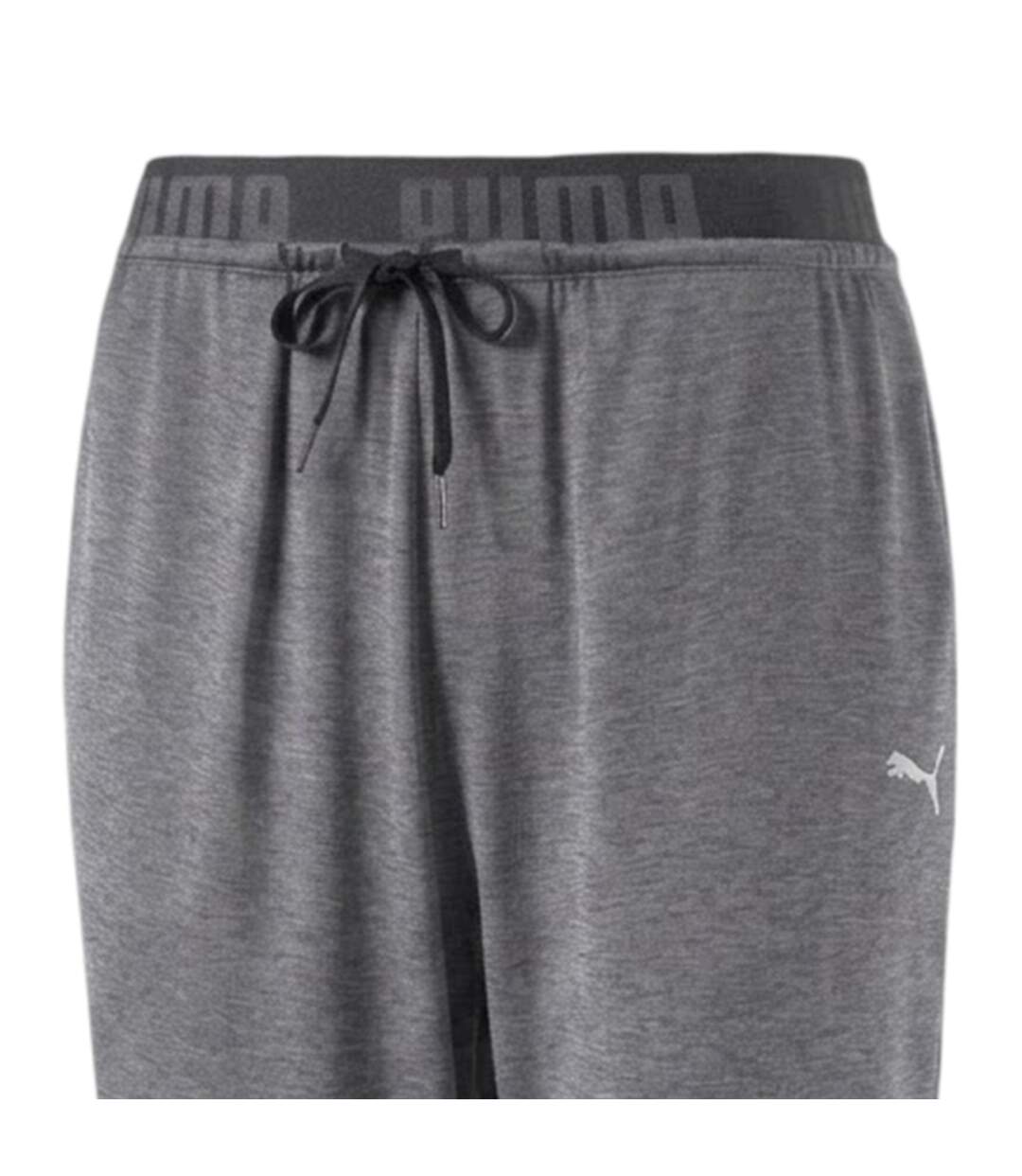 Womens/ladies Transition Drapey Jogging Bottoms Grey Puma-3