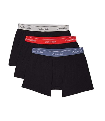 x3 boxers noir homme calvin klein jeans slim - l