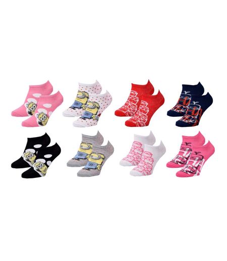 Pack de Chaussettes Femme Licence Fantaisies-Assortiment modèles photos selon arrivages- - Pack de 8