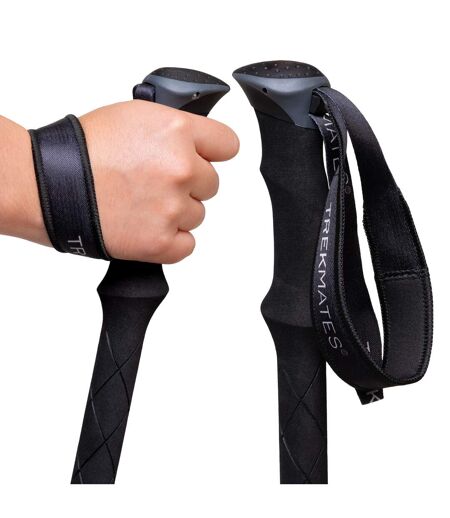 Folding Carbon Pole Pair Lightweight Compact 5 Section Hiking Trekking Sticks Size (One Size)