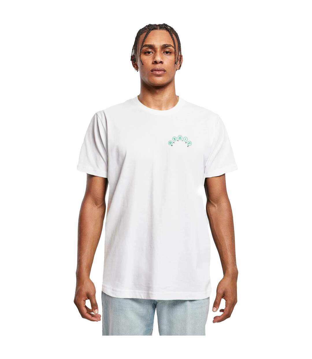 T-shirt Homme Magic Of Life La Magie De La Vie Blanc Mister Tee-1
