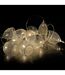 Guirlande lumineuse en métal 10 LED Cage - L. 175 cm - Argent