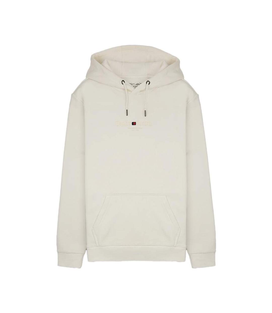 Sweat à capuche blanc homme teddy smith jim - l-1