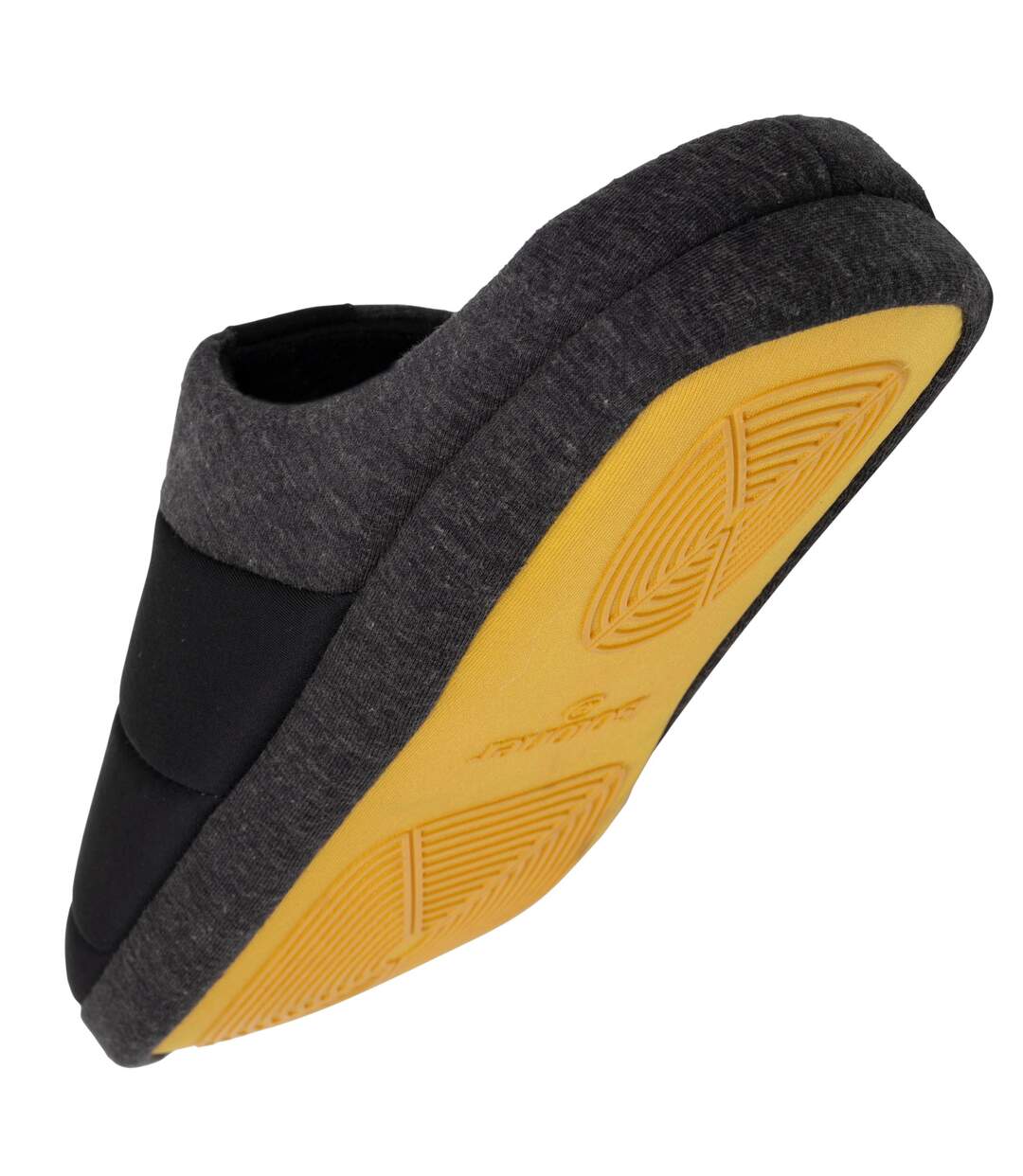 Isotoner Chaussons extra-light Mules homme nylon, semelle gomme ultra souple-5