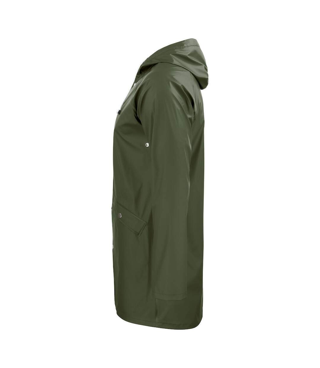 Unisex adult classic raincoat hunter green Clique