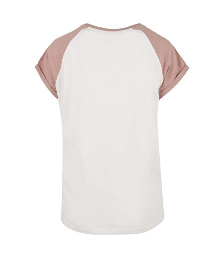 T-shirt Femme Sable Blanc Rose Pâle Urban Classics