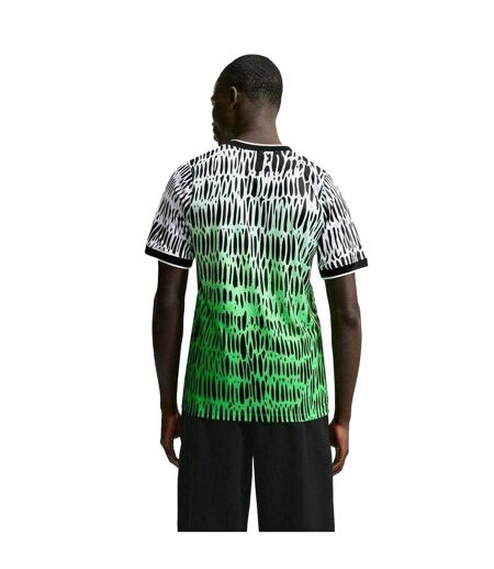 Maillot De Foot Motif/style Nigeria Fc Pre Match Homme Noir Blanc Nike