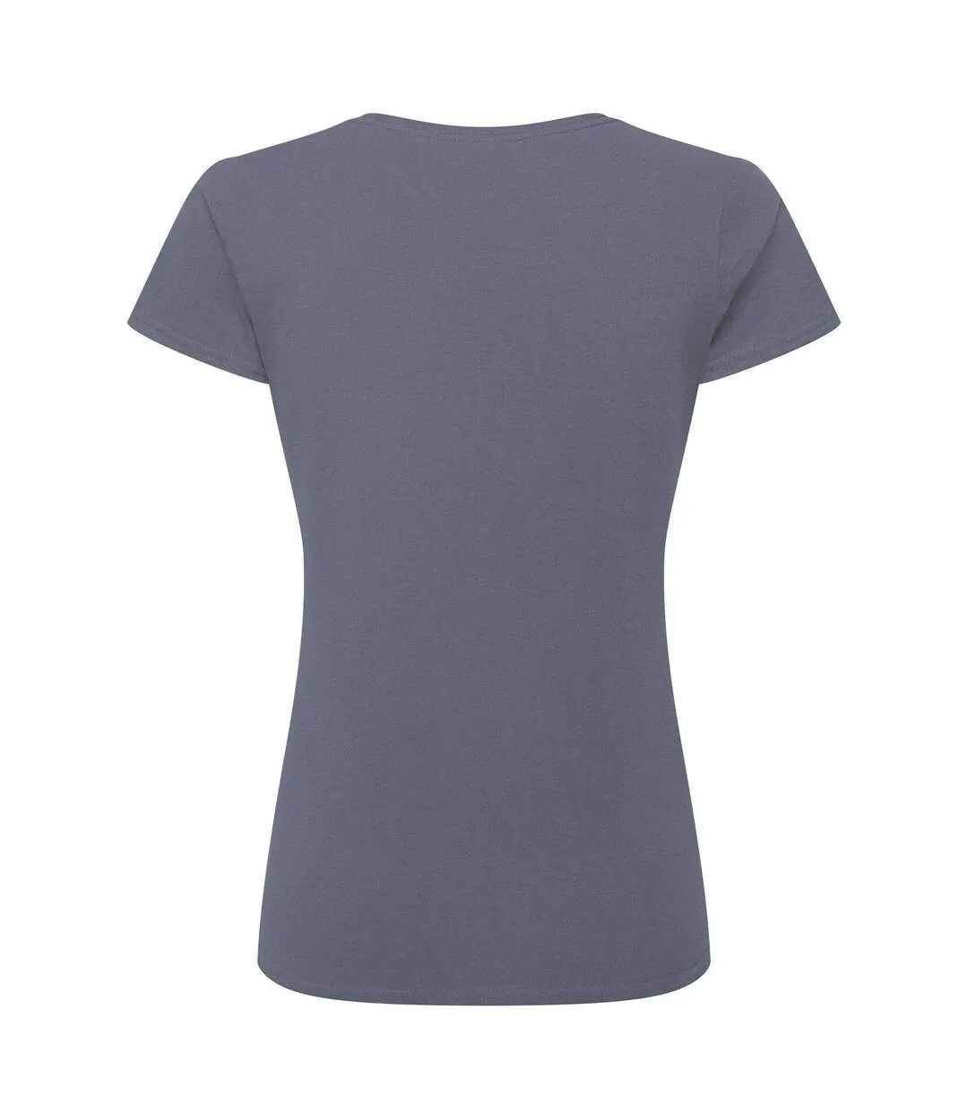 Womens/ladies Authentic Classic T-shirt Convoy Grey Russell-2