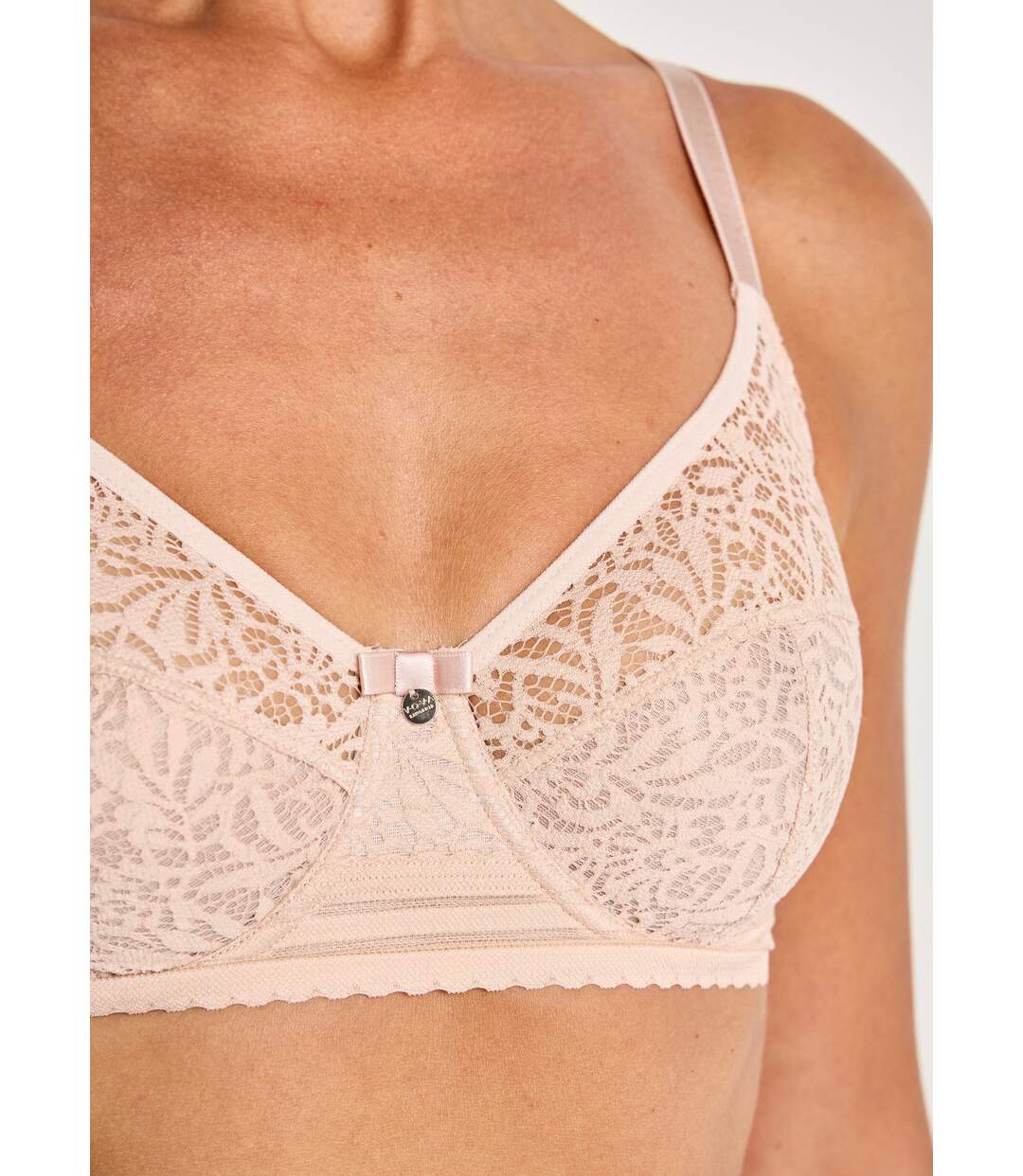 Soutien-gorge emboîtant avec armatures en dentelle-4