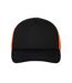 Casquette Trucker Noir Orange Néon Myrtle Beach-1