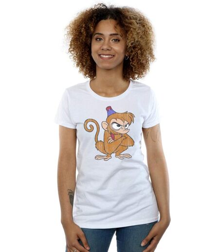 Disney - T-shirt ALADDIN CLASSIC ANGRY ABU - Femme (Blanc) - UTBI15451