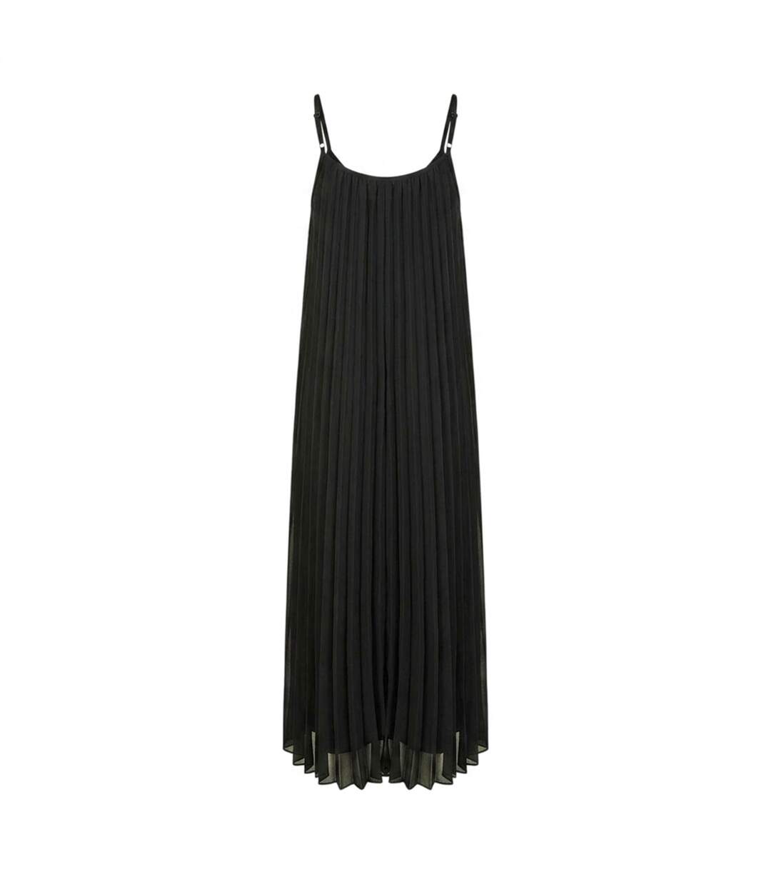 Robe Longue Bretelles Fines Katy Femme Noir Vero Moda-2
