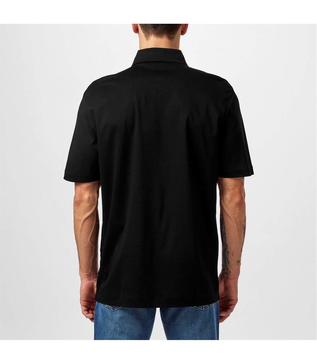 Polo Motif/style Monogramme Cparris Homme Noir Boss-3