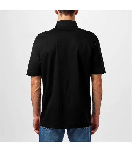 Polo Motif/style Monogramme Cparris Homme Noir Boss