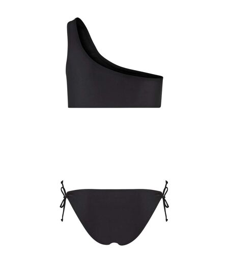 Womens/ladies Asymmetric Bikini Black Urban Classics