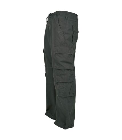 Build Your Brand Mens Pure Vintage Cargo Pants (Dark Anthracite) - UTRW7818