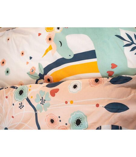Parure de lit enfant Attrape-rêves - 100% coton adouci 57 fils - 140 x 200 cm