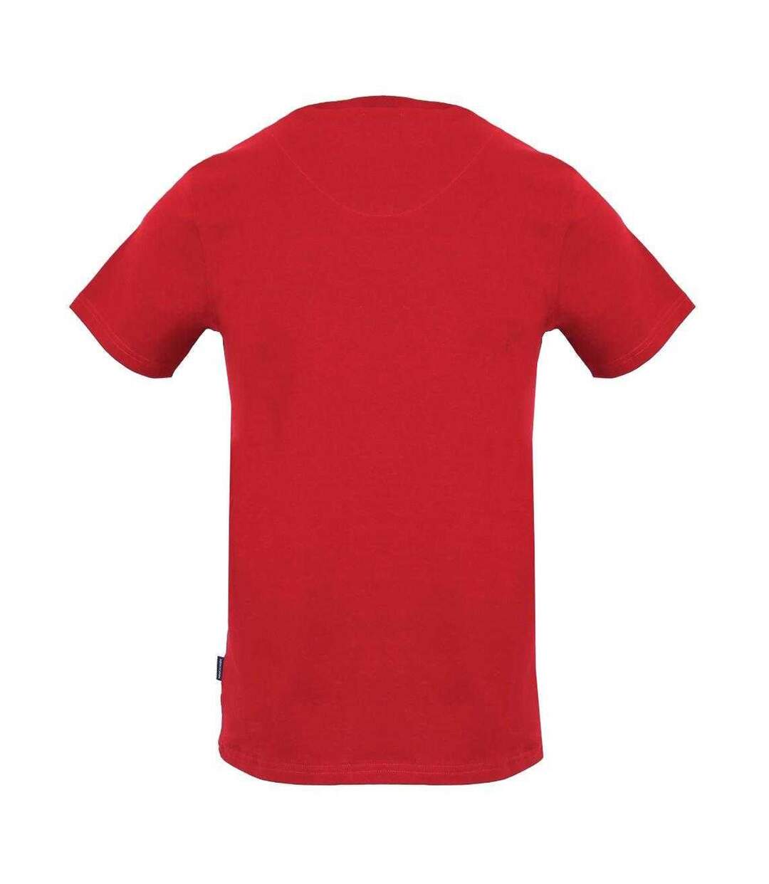 Mens Signature Logo T-shirt Red Aquascutum-2