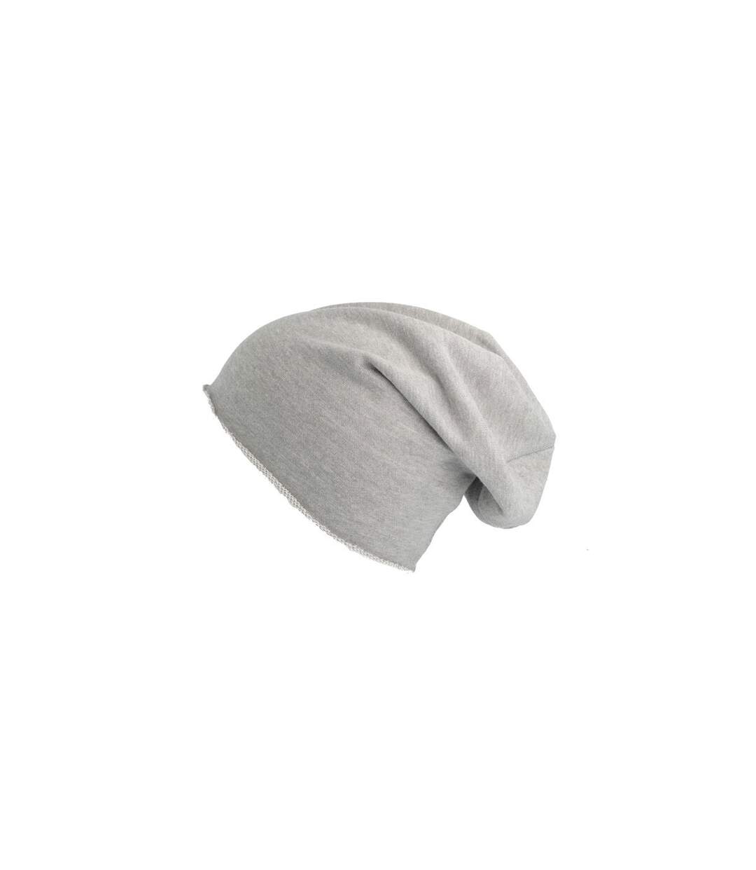 Atlantis Brooklin Raw Edge Jersey Beanie (Grey) - UTAB169-3