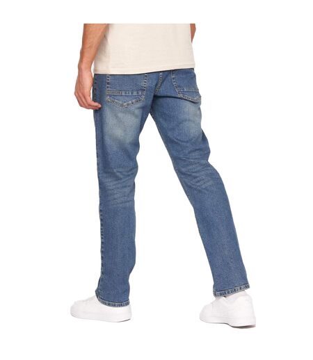 Jean Princed Homme Bleu Clair Délavé Crosshatch