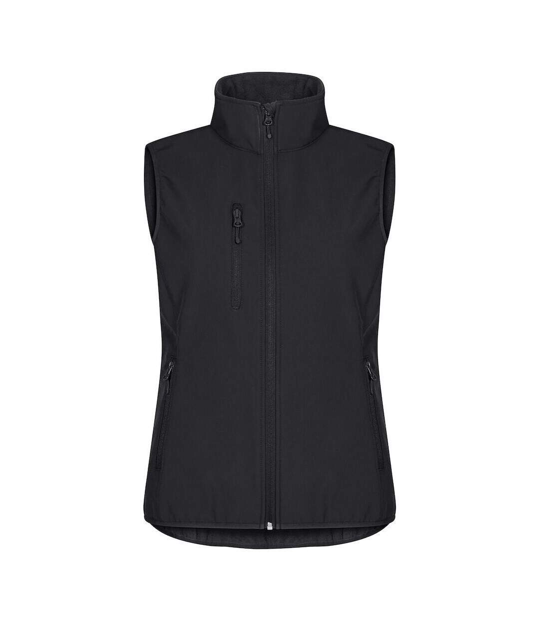 Womens/ladies classic softshell body warmer black Clique-1