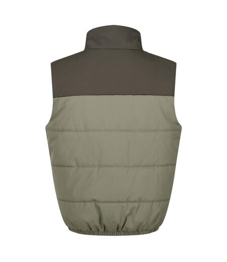 Regatta Mens Hawfinch Baffled Vest (Four Leaf Clover/Dark Khaki)