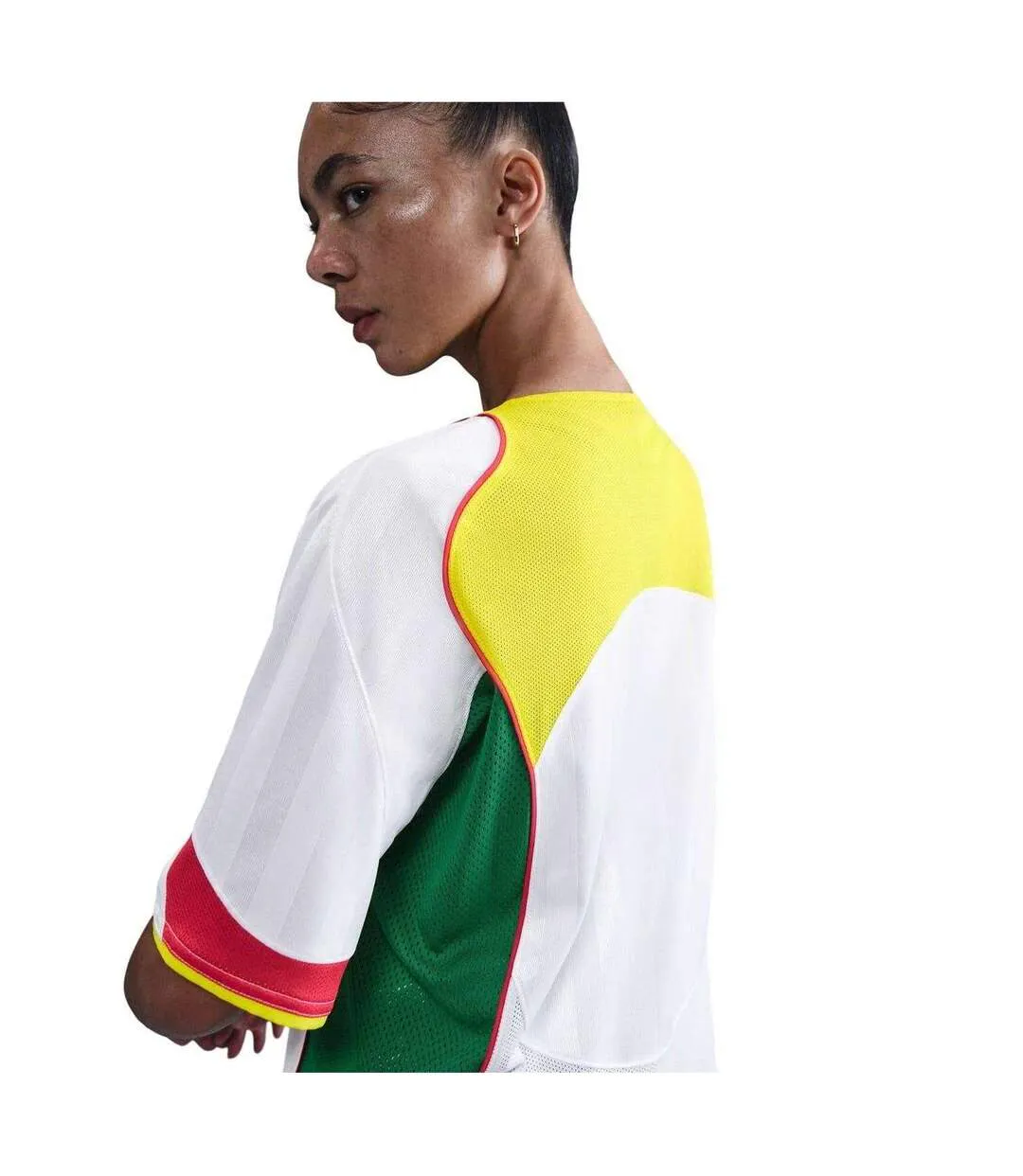 Maillot De Foot Total Energy Adulte Blanc Jaune Nike-3