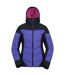Womens/ladies Resort Recco Padded Ski Jacket Purple Mountain Warehouse-1