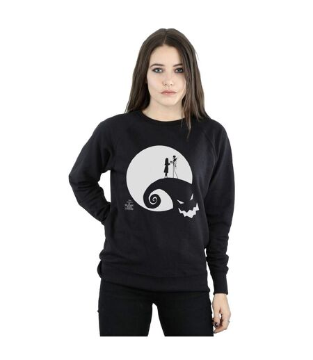 Disney - Sweat NIGHTMARE BEFORE CHRISTMAS MOON OOGIE BOOGIE - Femme (Noir) - UTBI9394
