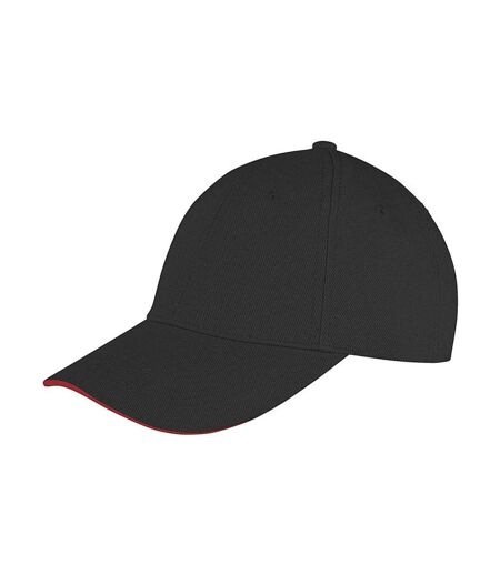Casquette Core Memphis Adulte Noir Rouge Result