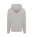 Unisex adult yoho recycled cotton relaxed fit hoodie heather grey Iqoniq-2