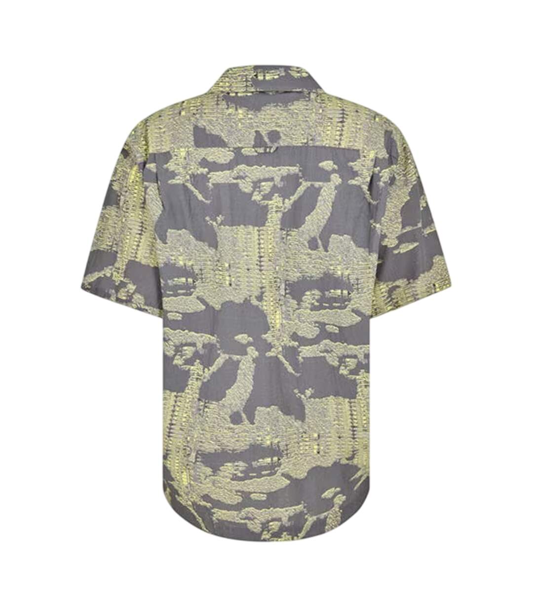 Mens Frank Collared Shirt Grey Gold Diesel-2