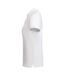 Womens/ladies Polo Shirt White Roly-3