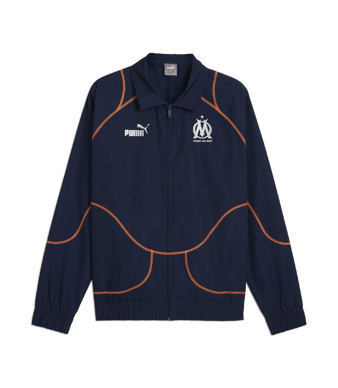 OM veste marine/orange homme puma rétro 24/25-1